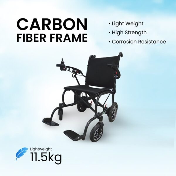 Lightweight Carbon Fibre Power Wheelchair - Image 3