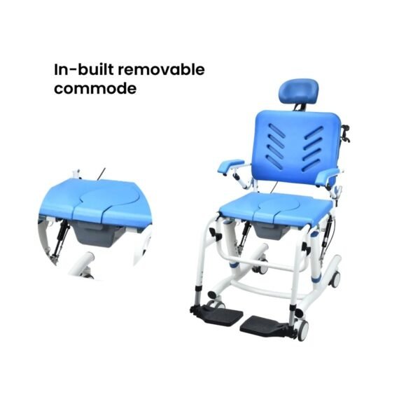 Reclining Wheelchair Commode - Image 14