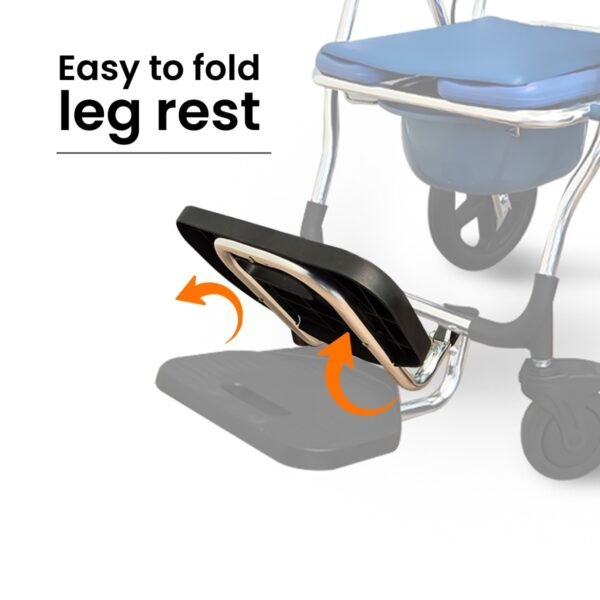 Foldable Wheelchair Commode - Image 6