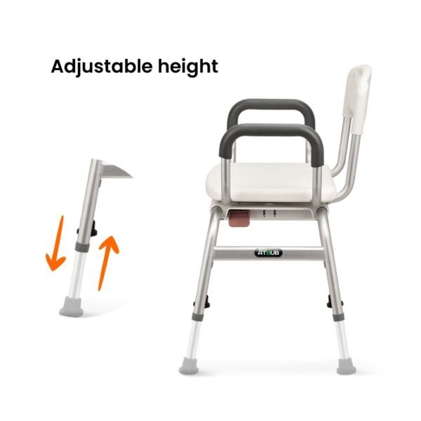360 Rotation Shower Chair - Image 6