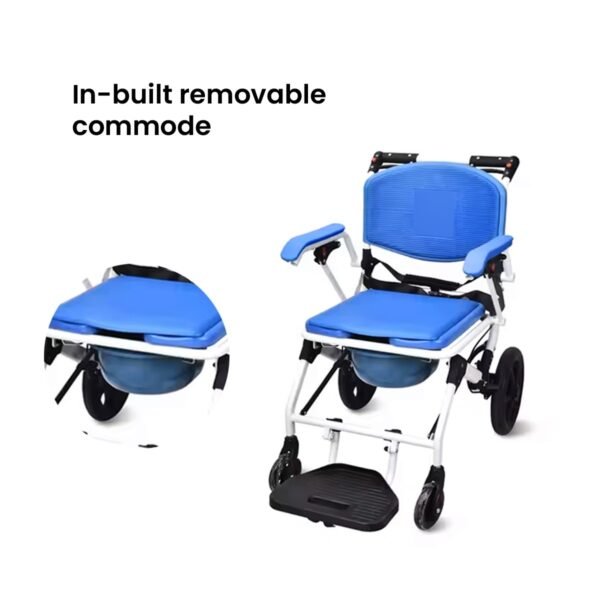 Foldable Wheelchair Commode - Image 6