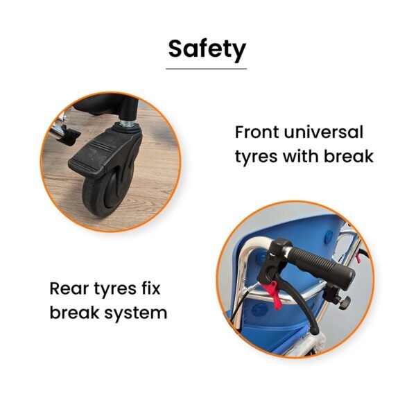 Foldable Wheelchair Commode - Image 10