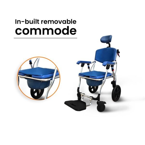 Foldable Wheelchair Commode - Image 7