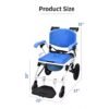 Foldable Wheelchair Commode - Image 9
