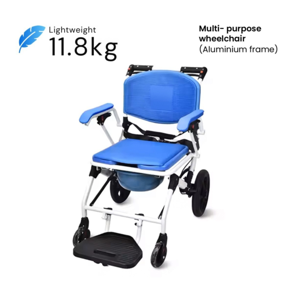 Foldable Wheelchair Commode