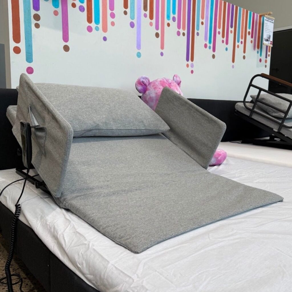 Throne Rails Backrest Get Portable Power Backrest with Rails | AssistiveTechHub