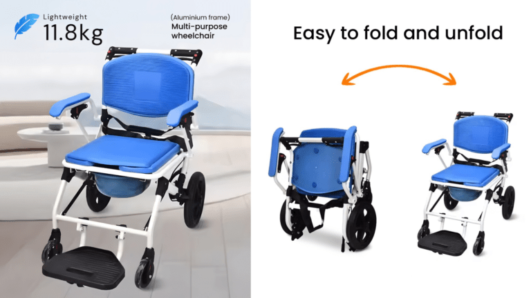 The Best Foldable Wheelchair Commodes for Elderly & Disabled Individuals