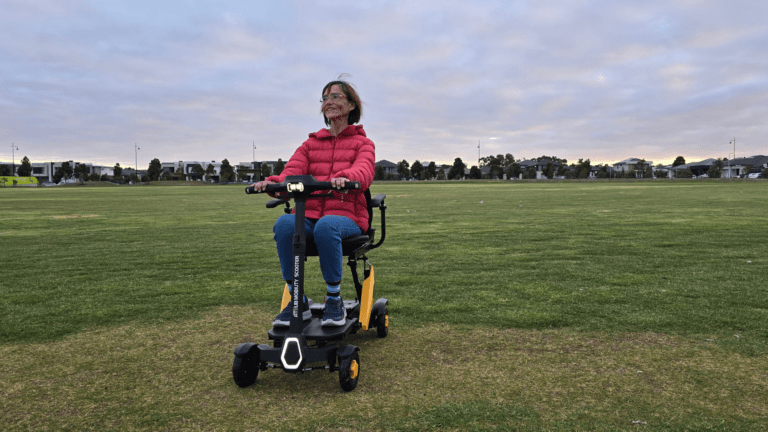 Caring for Someone You Love Just Got Easier with This Effortless Folding Mobility Scooter