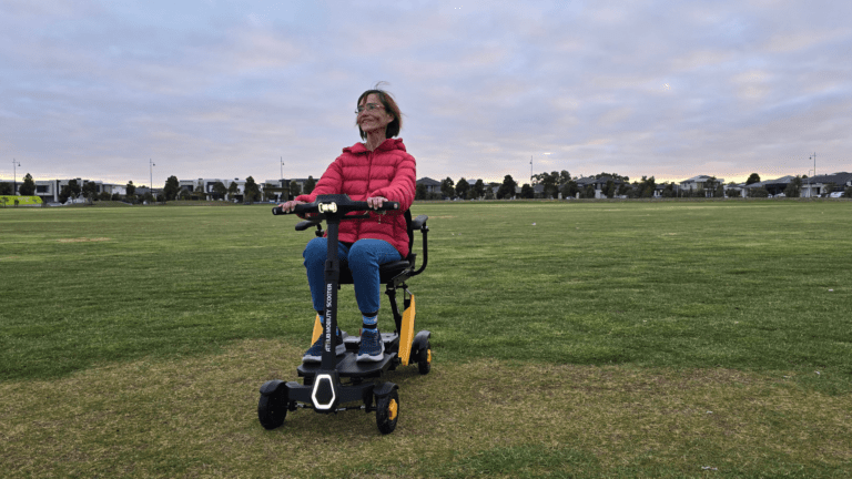 The Folding Mobility Scooter Fits in Your Car, Opens in Seconds, and Moves with You Anywhere