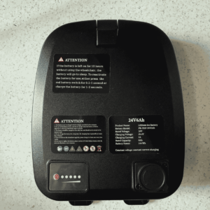 Carbon Fibre wheelchair battery