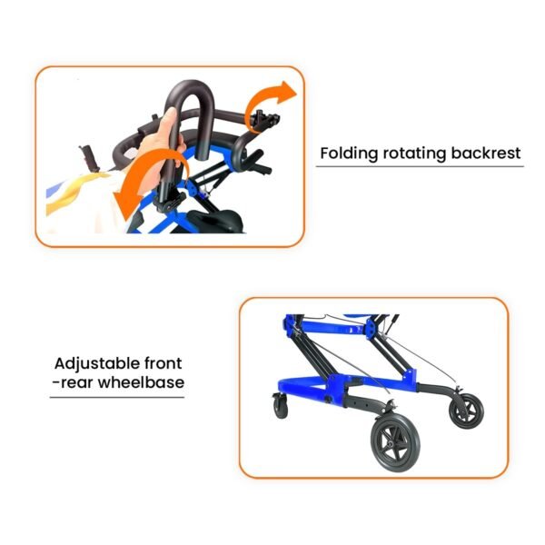 Multi-Functional Adult Gait Trainer Walker - Image 8