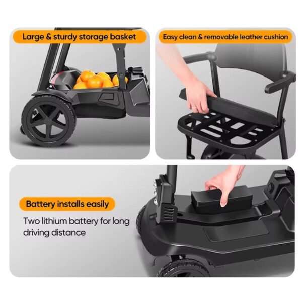 Lightweight Foldable Mobility Scooter - Image 8